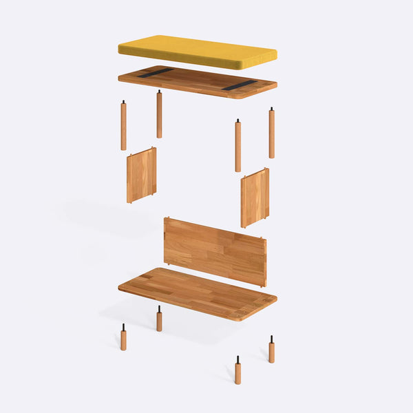 Gerel Bench – 31" x 15" (80 x 38 cm)