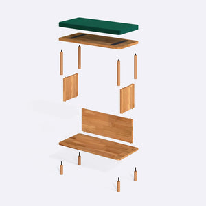 Gerel Bench – 31" x 15" (80 x 38 cm)