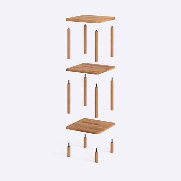 Short Bookcase – 15" x 15" (38 x 38 cm)