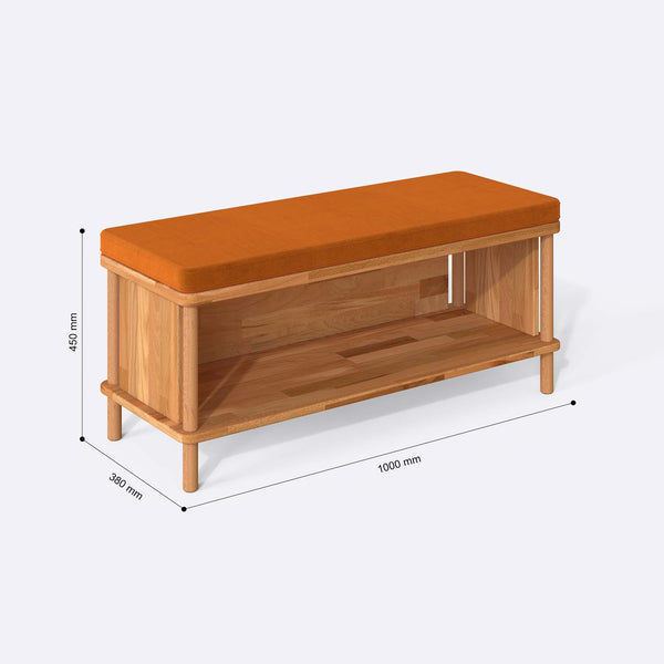 Gerel Bench – 39" x 15" (100 x 38 cm)