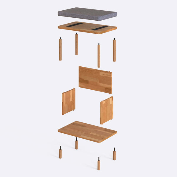 Gerel Bench – 24" x 15" (60 x 38 cm)