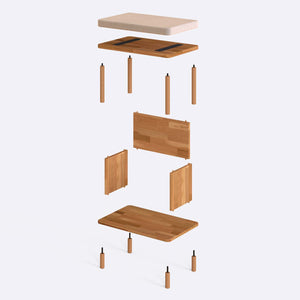 Gerel Bench – 24" x 15" (60 x 38 cm)