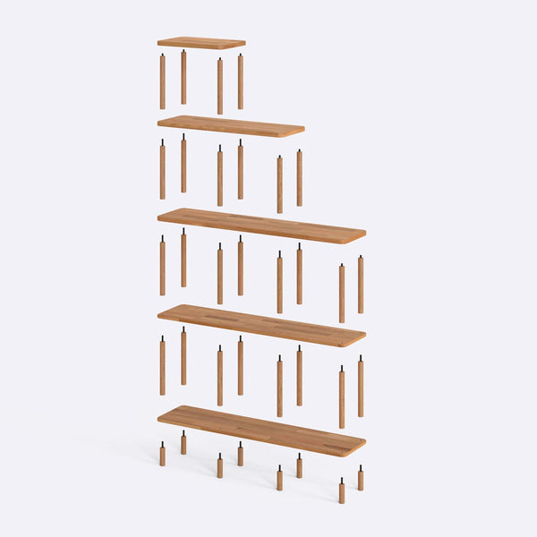 Sam Bookcase – 47" x 11" (120 x 28 cm)