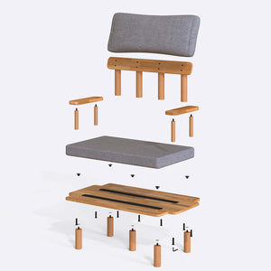 Ola Kids Two Seat Sofa