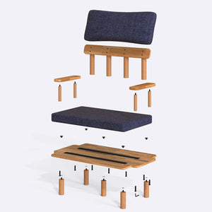 Ola Kids Two Seat Sofa