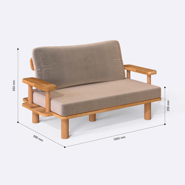 Ola Kids Two Seat Sofa