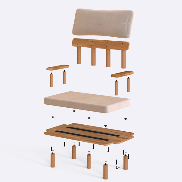 Ola Kids Two Seat Sofa