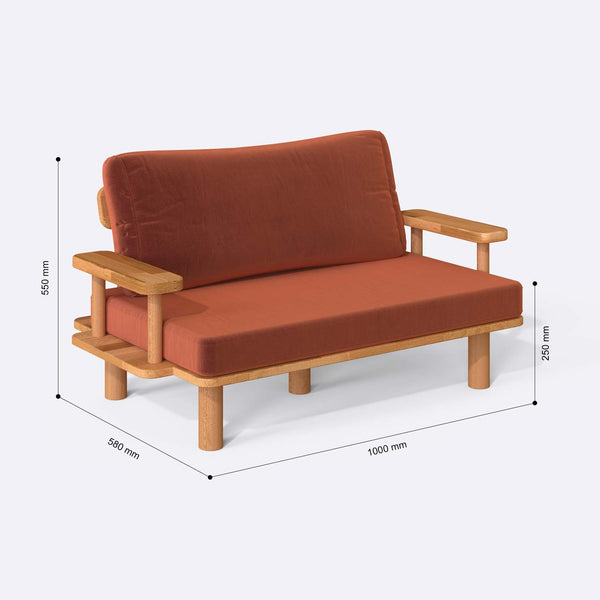 Ola Kids Two Seat Sofa