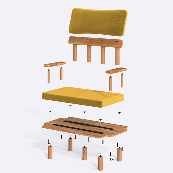 Ola Kids Two Seat Sofa