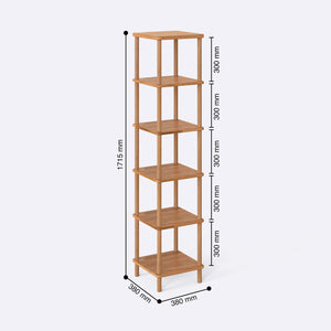 6 Bookcase – 15" x 15" (38 x 38 cm)