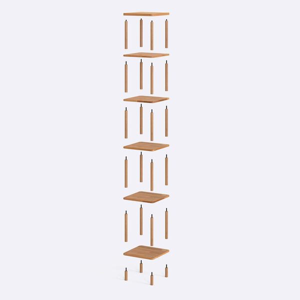 6 Bookcase – 15" x 15" (38 x 38 cm)
