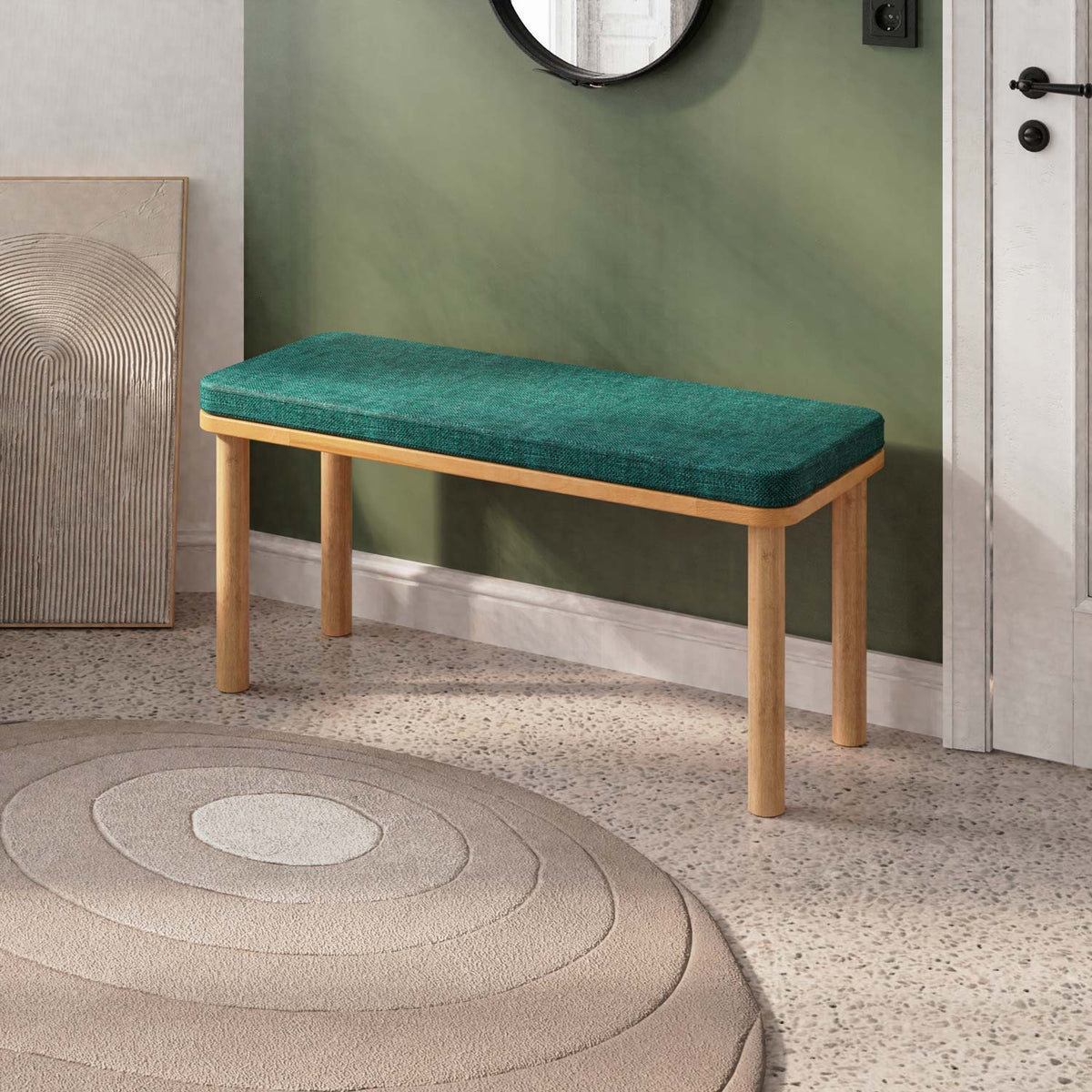Dorrin Benches — a solid beech piece from the collection