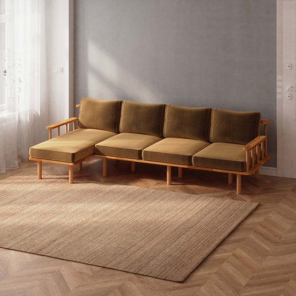 Lore Three Seat with Right Chaise
