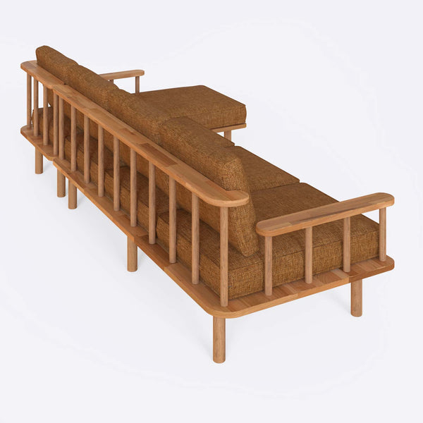 Lore Three Seat with Left Chaise
