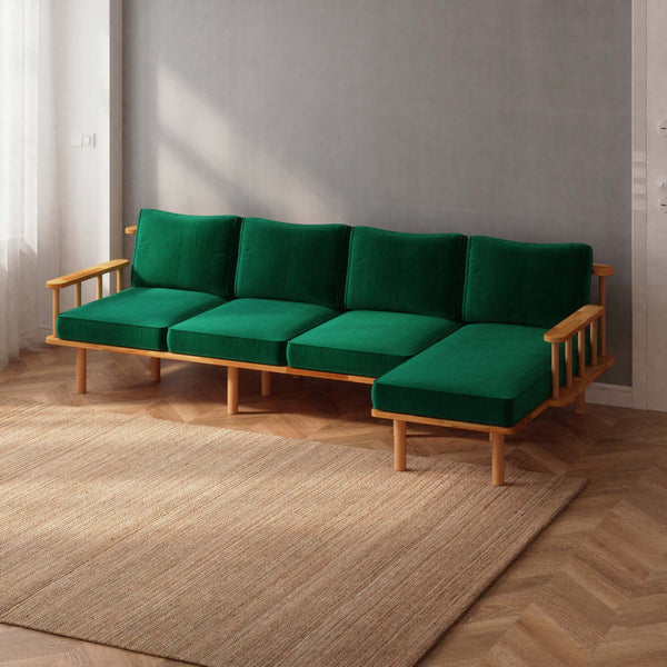 Lore Three Seat with Left Chaise