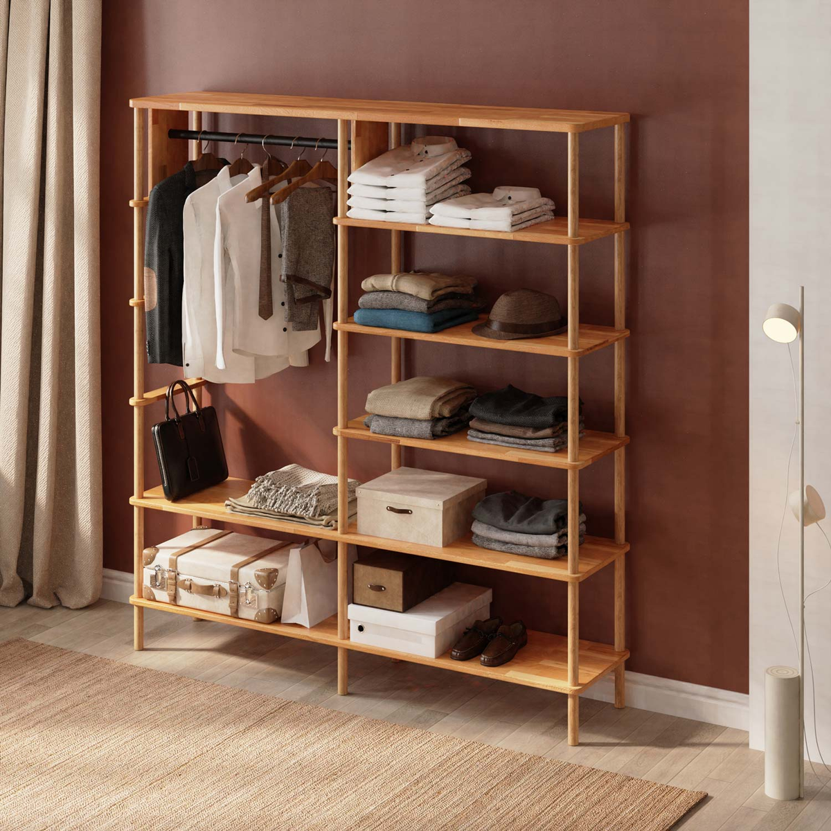 Erin Wardrobes — a solid beech piece from the collection