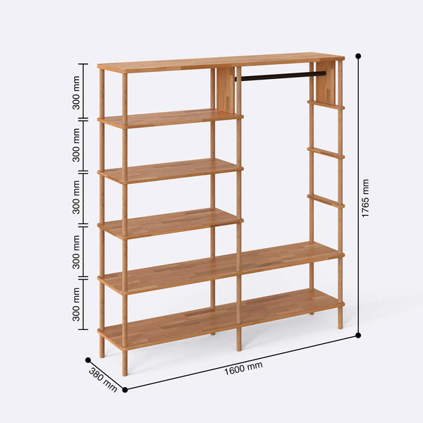 Erin Wardrobe – 63" x 15" (160 x 38 cm)