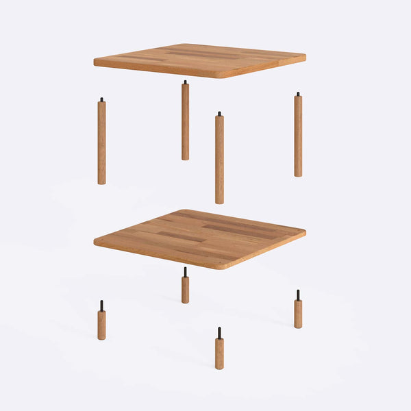 Velne Coffee Table – 23" x 23" (58 x 58 cm)