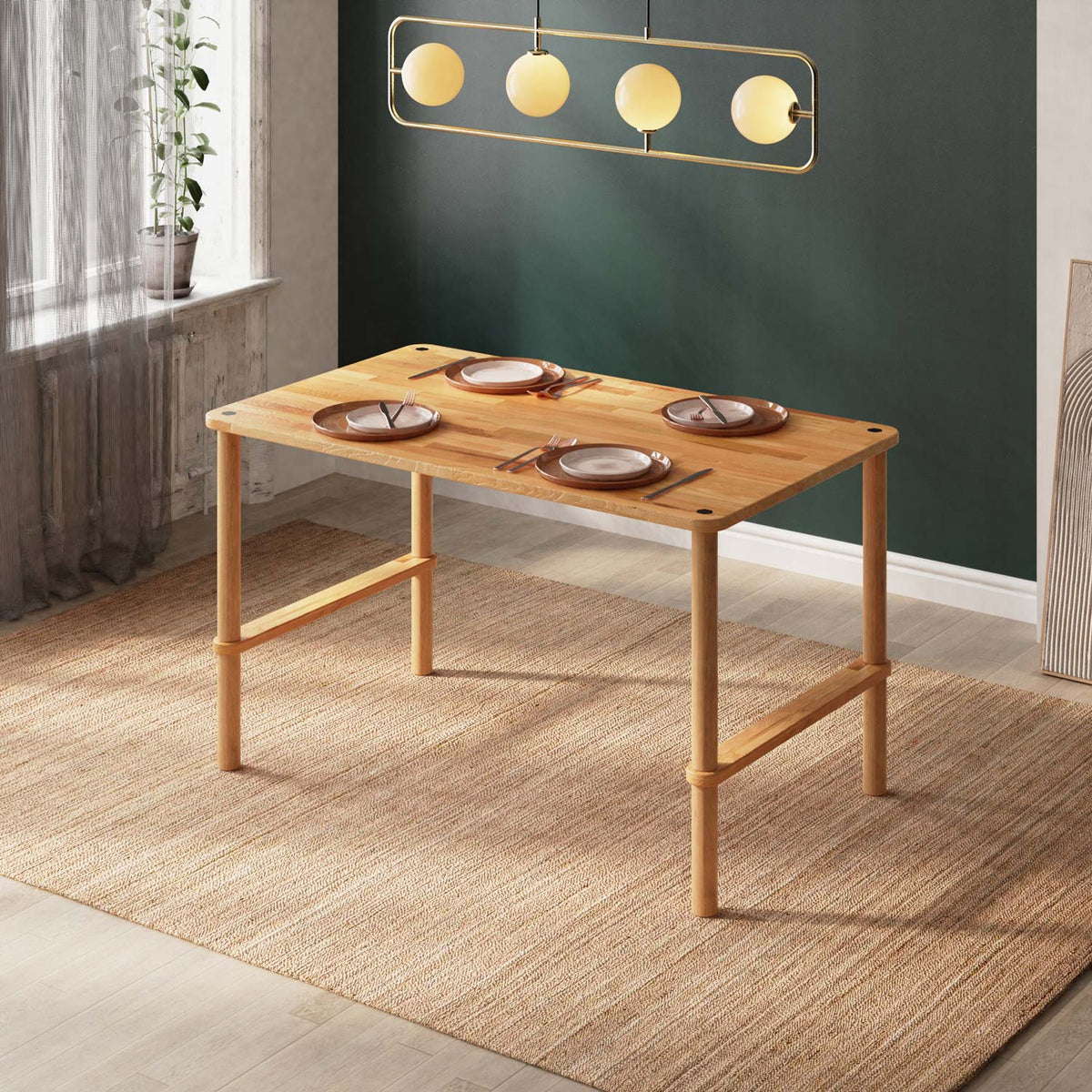 Reva Dining Tables — a solid beech piece from the collection