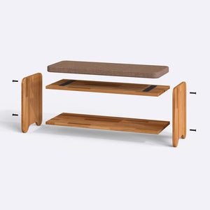 Kyran Bench – 41" x 15" (105 x 38 cm)