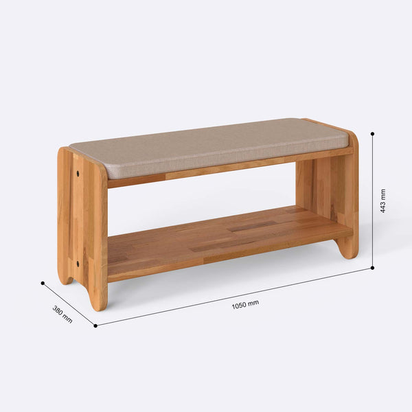 Kyran Bench – 41" x 15" (105 x 38 cm)