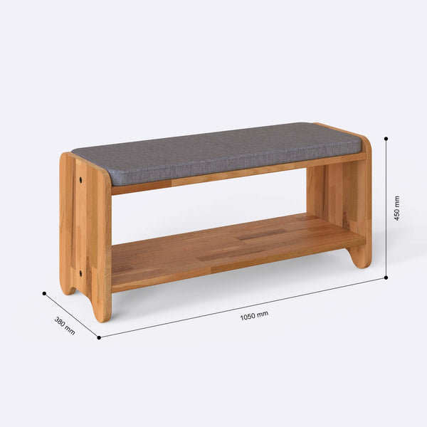 Kyran Bench – 41" x 15" (105 x 38 cm)