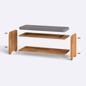 Kyran Bench – 41" x 15" (105 x 38 cm)