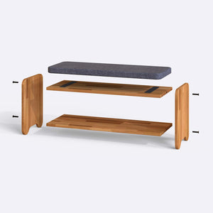Kyran Bench – 41" x 15" (105 x 38 cm)