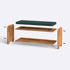 Kyran Bench – 41" x 15" (105 x 38 cm)