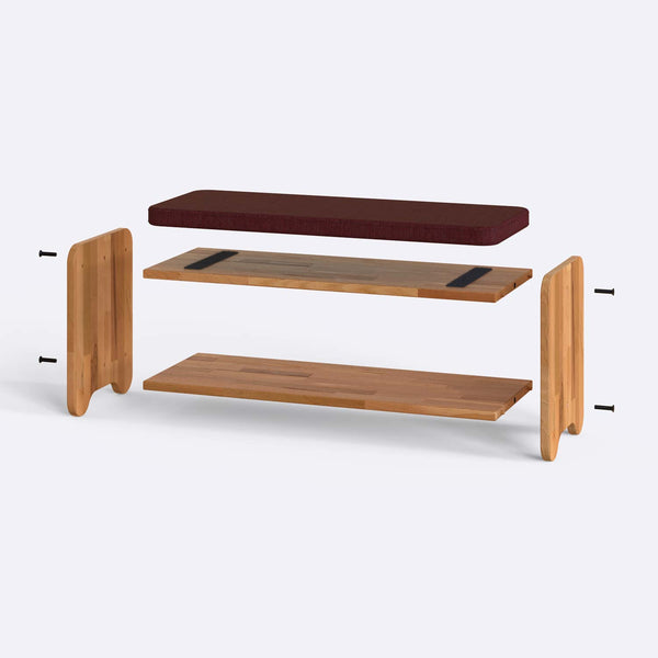 Kyran Bench – 41" x 15" (105 x 38 cm)