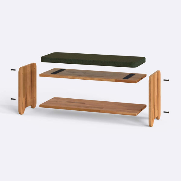 Kyran Bench – 41" x 15" (105 x 38 cm)