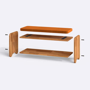 Kyran Bench – 41" x 15" (105 x 38 cm)