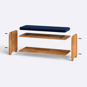 Kyran Bench – 41" x 15" (105 x 38 cm)
