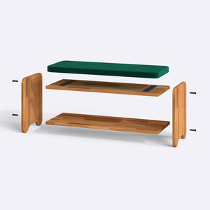 Kyran Bench – 41" x 15" (105 x 38 cm)