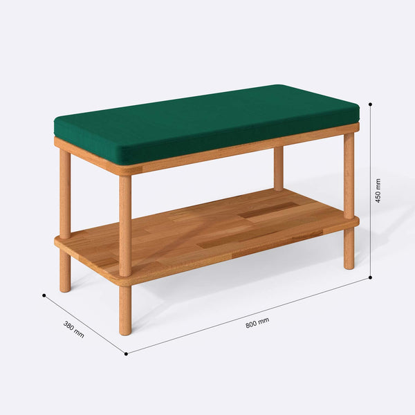 Waljan Bench – 31" x 15" (80 x 38 cm)