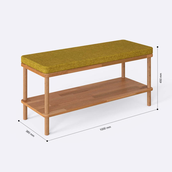 Waljan Bench – 39" x 15" (100 x 38 cm)