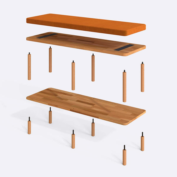 Waljan Bench – 47" x 15" (120 x 38 cm)