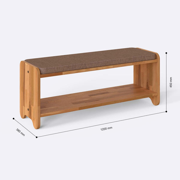 Kyran Bench – 47" x 15" (120 x 38 cm)