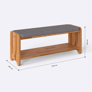 Kyran Bench – 47" x 15" (120 x 38 cm)