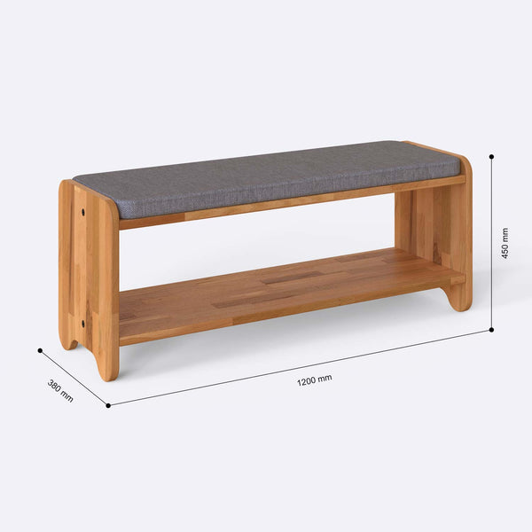 Kyran Bench – 47" x 15" (120 x 38 cm)