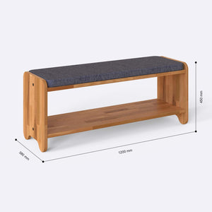 Kyran Bench – 47" x 15" (120 x 38 cm)