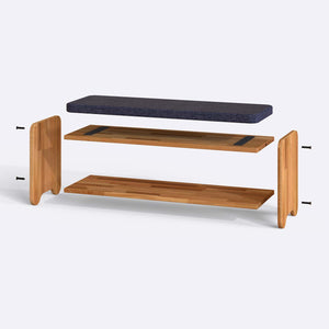 Kyran Bench – 47" x 15" (120 x 38 cm)