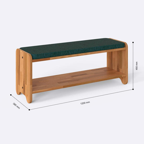 Kyran Bench – 47" x 15" (120 x 38 cm)