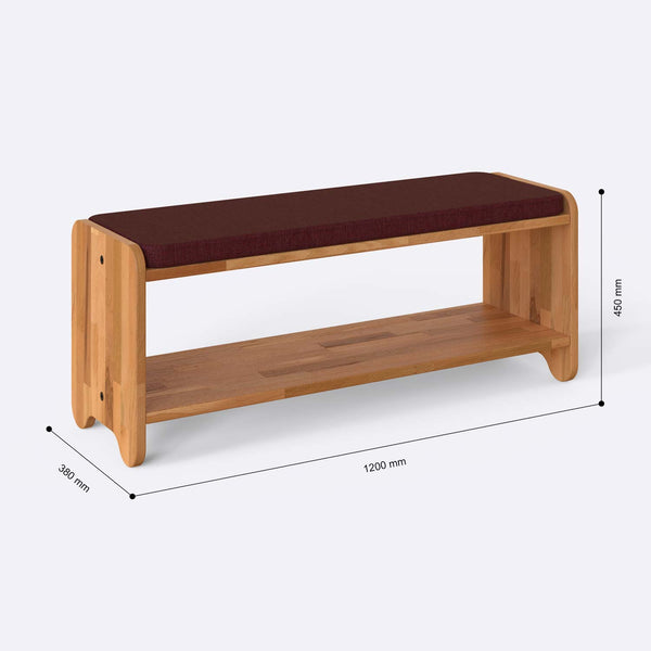 Kyran Bench – 47" x 15" (120 x 38 cm)