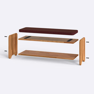 Kyran Bench – 47" x 15" (120 x 38 cm)