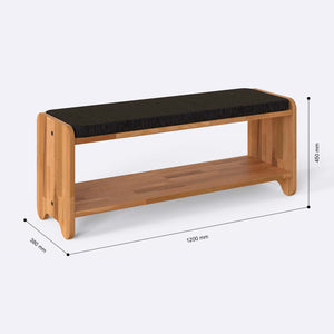 Kyran Bench – 47" x 15" (120 x 38 cm)