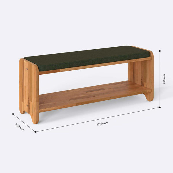 Kyran Bench – 47" x 15" (120 x 38 cm)