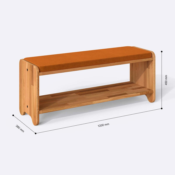 Kyran Bench – 47" x 15" (120 x 38 cm)
