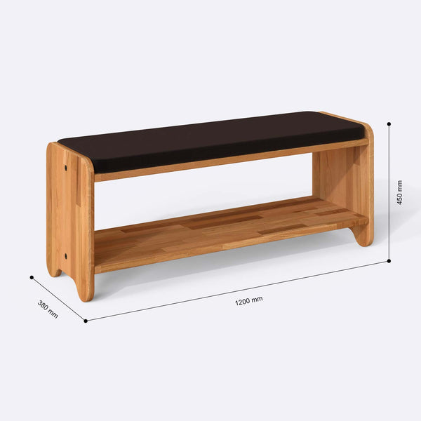 Kyran Bench – 47" x 15" (120 x 38 cm)