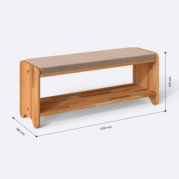 Kyran Bench – 47" x 15" (120 x 38 cm)